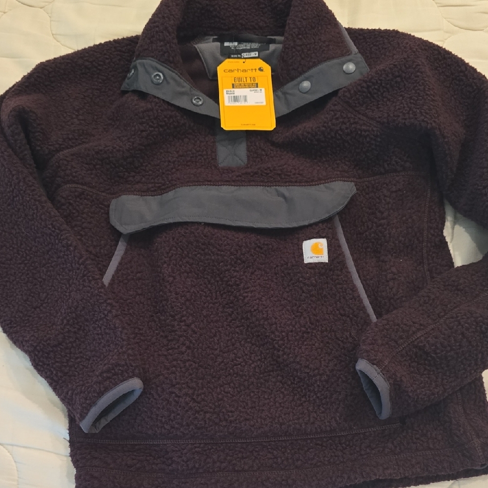 Carhartt Dark Purple Sherpa Pullover